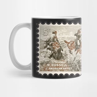 Charles M Russel Stamp Mug